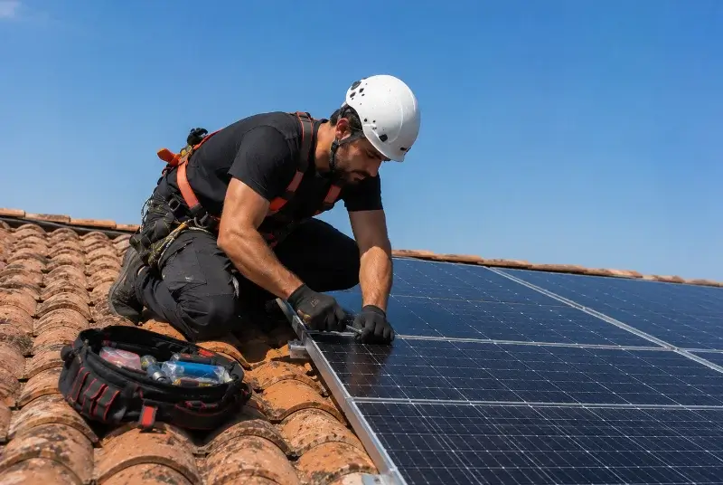 Maintenance et monitoring de panneaux solaires à Bindernheim